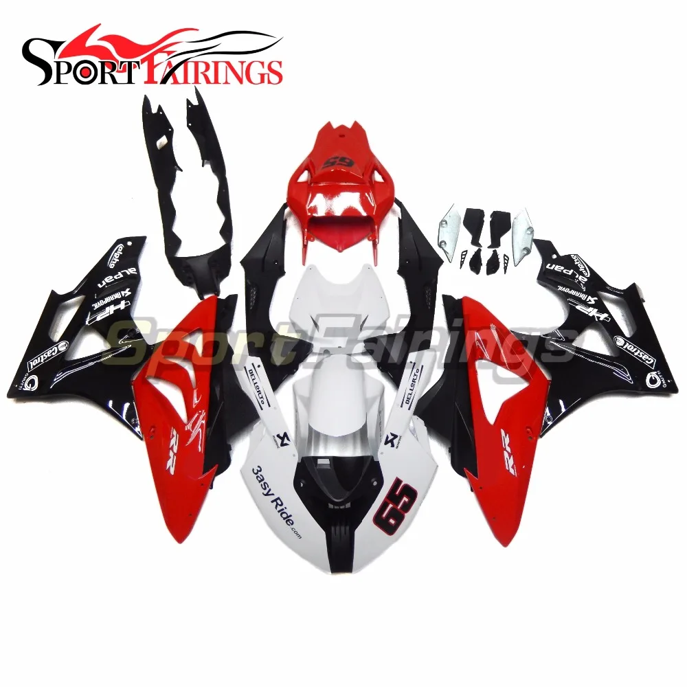 Complete Injection Fairings For BMW S1000RR 11 12 13 14 ABS Plastic Motorcycle Fairing Kit Body 3asy Ride 65 Red Black Covers | Автомобили
