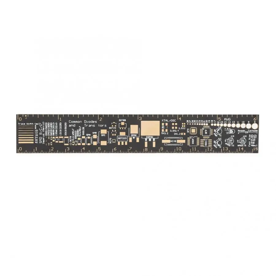 Printed Circuit Board Ruler 6inch 15CM Multifunctional Measuring Tool for Electronic Engineers | Инструменты
