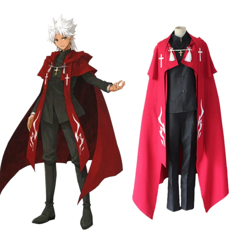 

Fate Apocrypha Косплей Amakusa Shirou Tokisada Kotomine костюмы полный комплект косплей Хэллоуин карнавальный костюм
