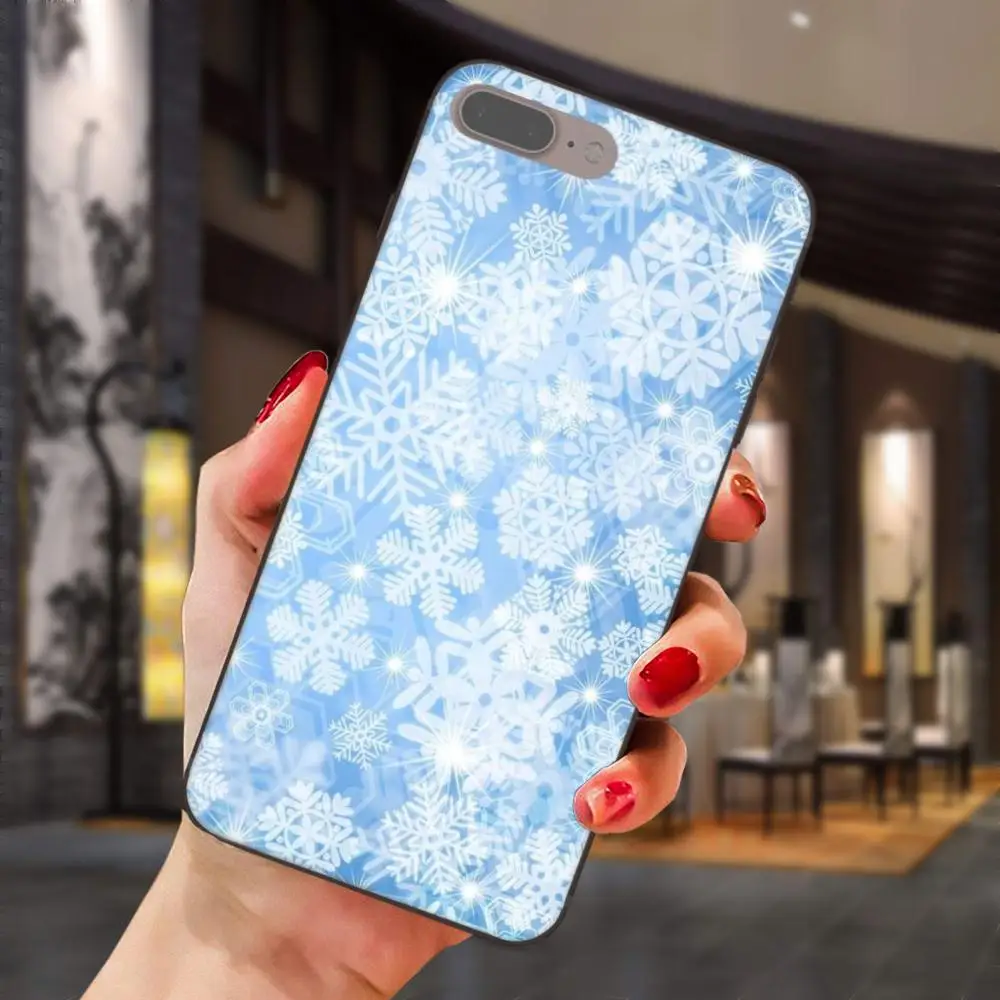 as picture Рождественская Снежинка Олень год чехол для huawei Honor 5A 6A 6C 7A 7C 7X 8A 8C 8X9 10 P8 P9 P10 P20 P30 Мини Lite рlus - Цвет: as picture