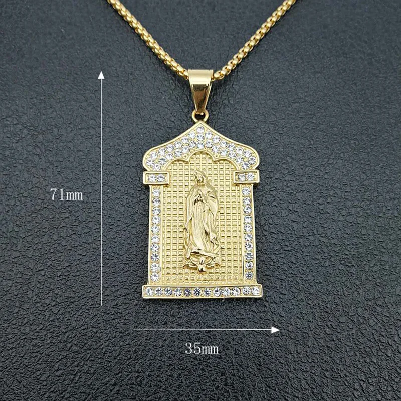В стиле хип хоп Стразы ограненные Bling льдом золото Нержавеющая сталь