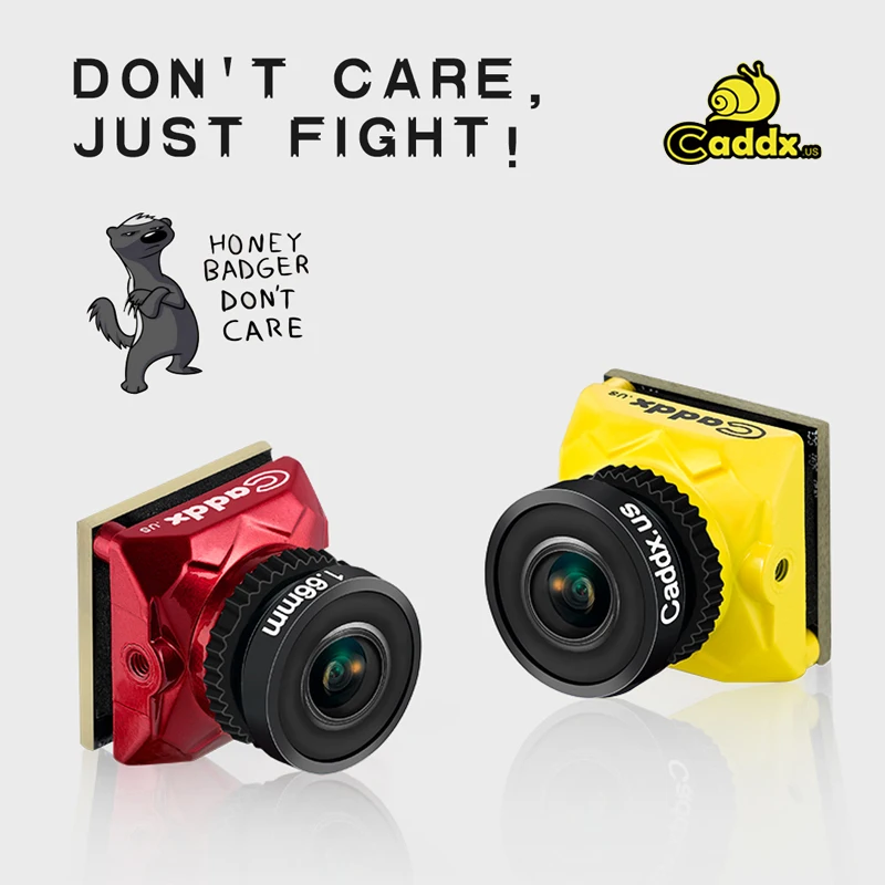 Камера Caddx Ratel FPV 1/1 8 ''Starlight HDR OSD 1200TVL NTSC/PAL 16:9 1: 9 ND8 объектив 1 66 мм 2 для