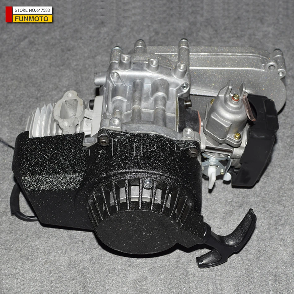 Двигатель 49 куб. См с коробкой передач/Воздушный очиститель и карбюратор для