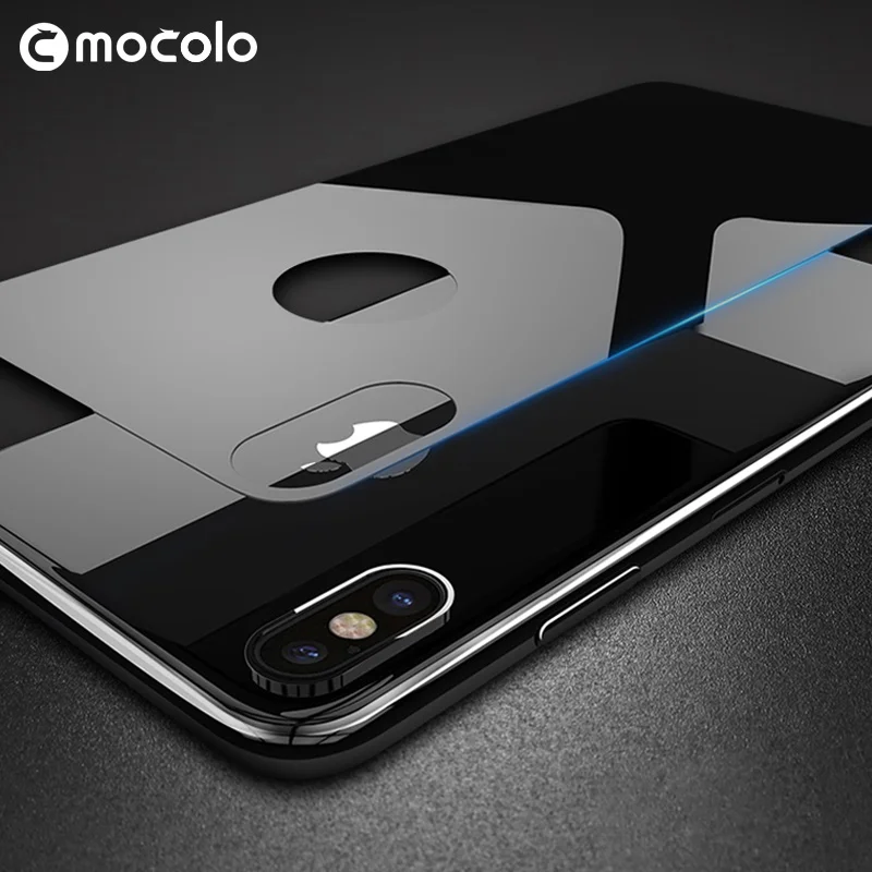 Mocolo 0.3 мм 3D шелковая печать закаленное Стекло Вернуться протектор для iPhone X |