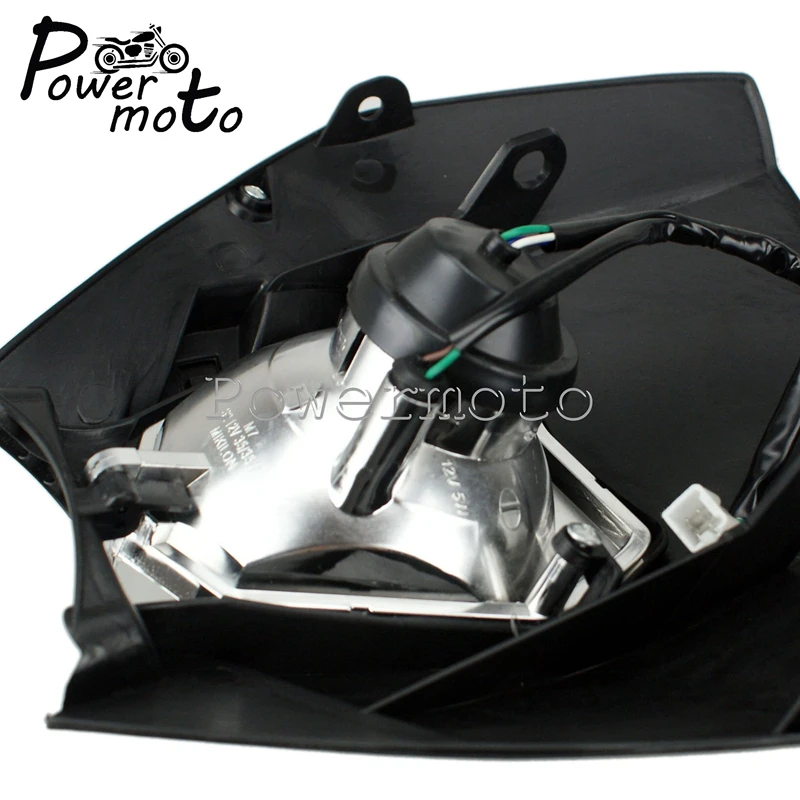 Универсальный Мотокросс 12V 35W Черный фар эндуро передние фары для SX EXC Yamaha WR TTR Honda CR