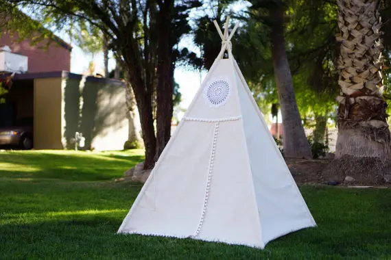 Первичная цветная детская игрушечная палатка, tipi, палатка teepee, палатка-вигвам для детей детский игровой домик