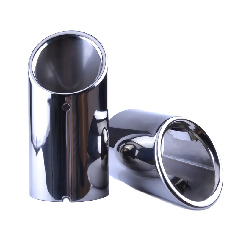 Universal Car Exhaust Muffler Tip Stainless Steel Pipe Tail Dual Letout Free Shipping | Автомобили и мотоциклы