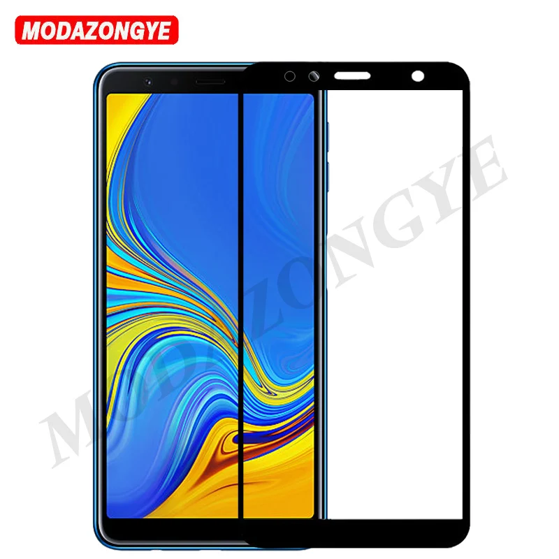 Защитное стекло для Samsung Galaxy A7 2018 закаленное A750F A750 SM A 7 6 0|Защитные стёкла и плёнки