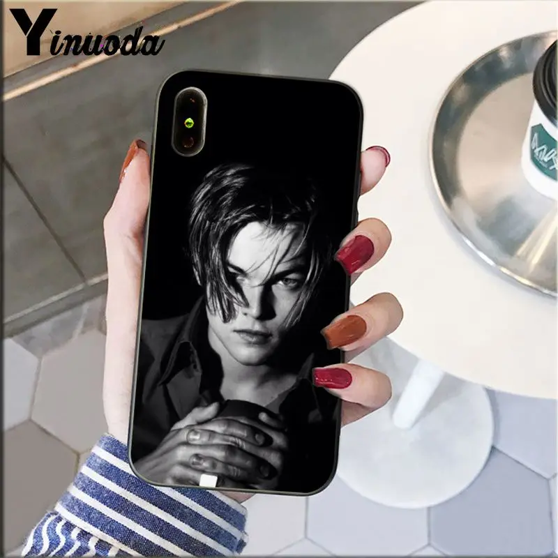 Yinuoda Леонардо ДиКаприо сделай сам окрашенный красивый чехол для телефона iPhone 5 5Sx 6