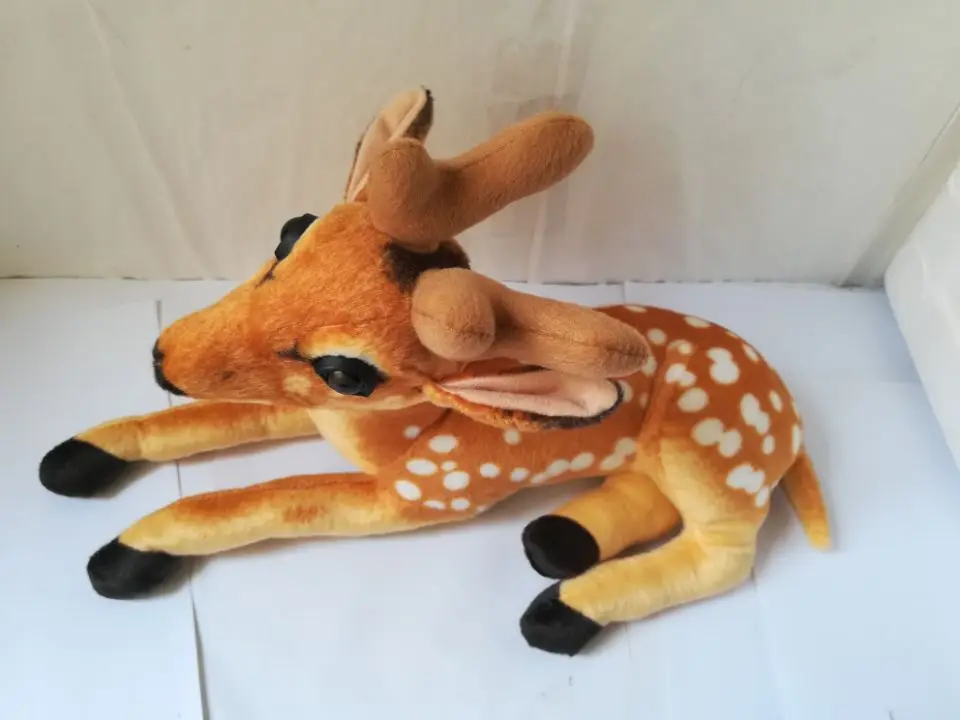 about 40cm cartoon sika deer plush toy soft doll children's Christmas gift h2305 | Игрушки и хобби