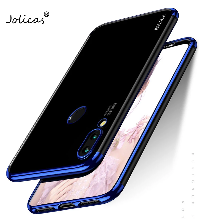 Мягкий ТПУ прозрачный противоударный чехол для huawei P Smart Plus 2019 P20 P10 P9 Lite Honor 8X8 9 8C 7A