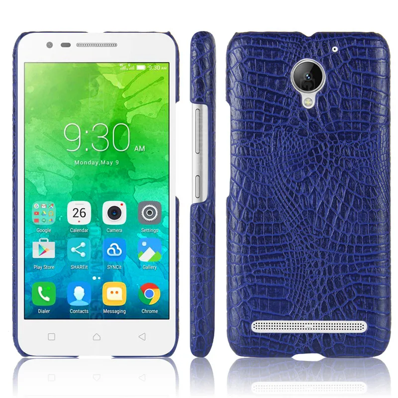 Lenovo Vibe C 2 C2 K10A40 5," чехол с узором «крокодиловая кожа» чехол из жесткого поликарбоната+ из искусственной кожи задняя крышка чехол для lenovo Vibe C2 Жесткий Чехол для мобильного телефона