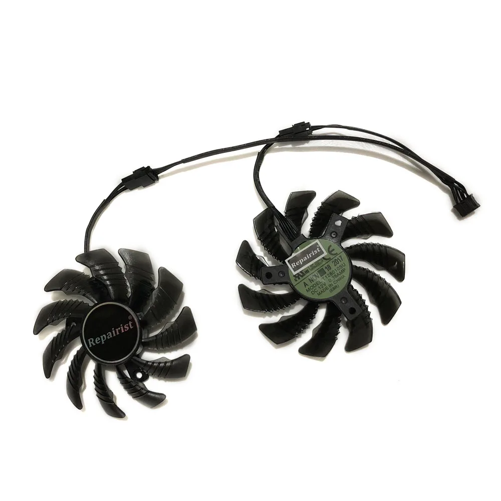 Кулер для видеокарты GeForce GTX 1050 OC 3G Gigabyte 1050Ti CN 4G охлаждение 2 шт./компл. GTX1050Ti GTX1050 GPU