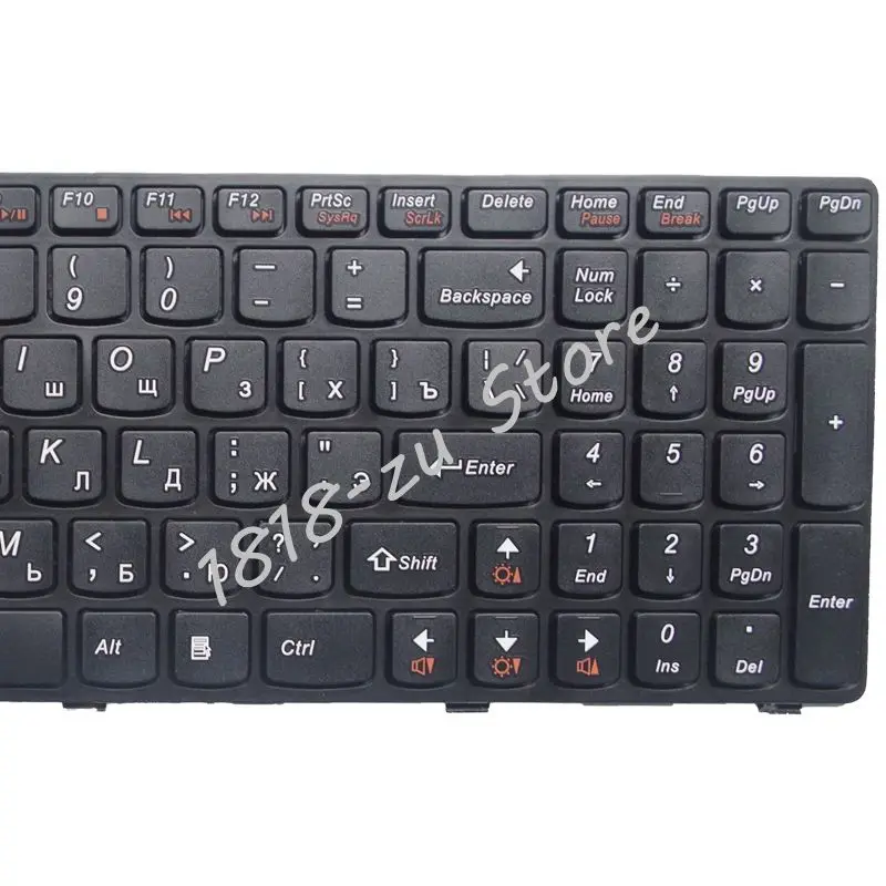 Новинка для lenovo G580 Z580A G585 Z585 G590 с рамкой Русская раскладка сменная красная черная