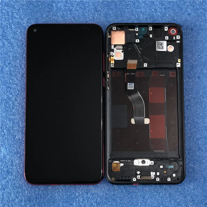 Axisinternational для 6," huawei Nova 4 VCE-AL00 ЖК-экран рамка+ сенсорная панель дигитайзер для Honor View 20 V20