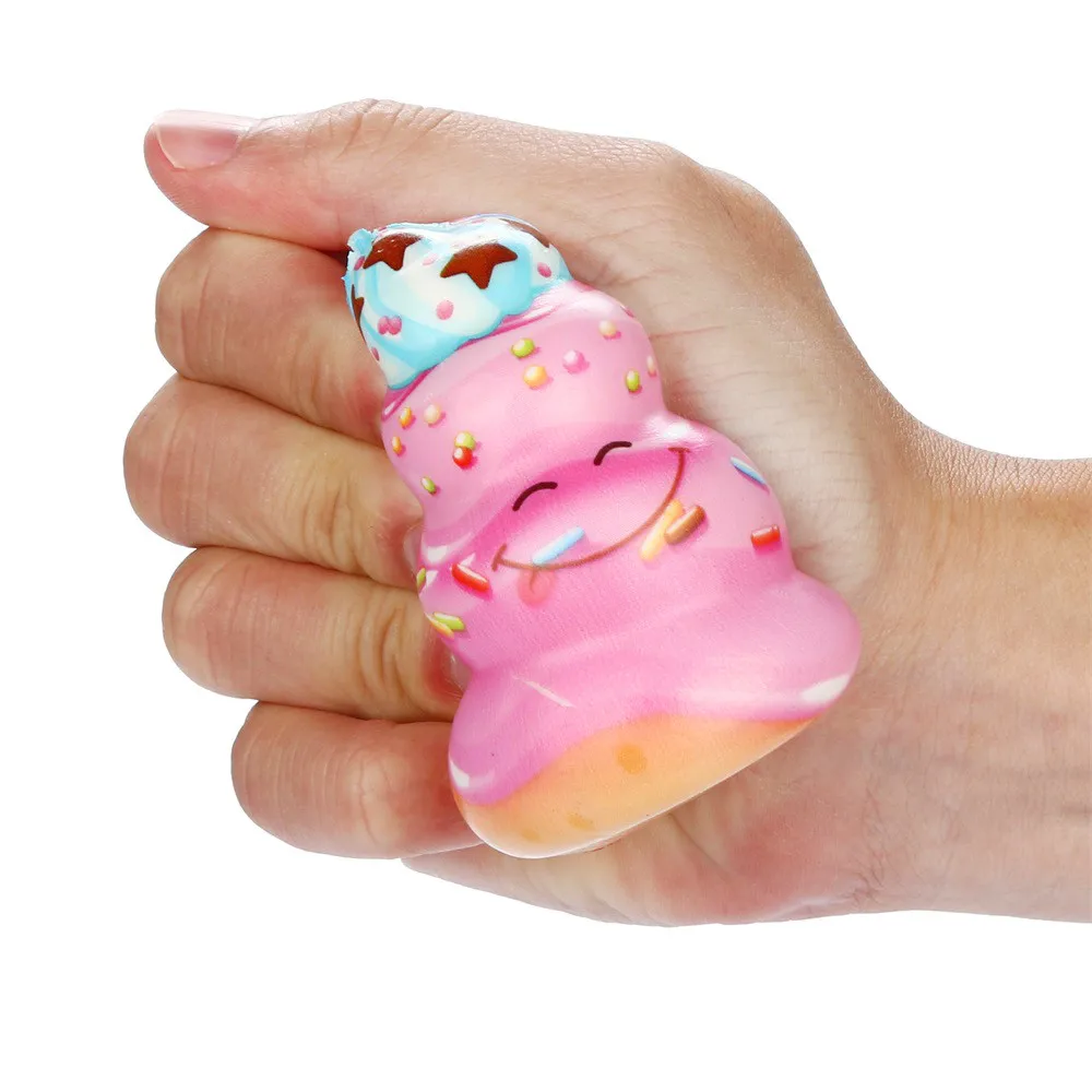 Squeeze soft Squishies Kawaii крем торт Poo медленно поднимающийся крем ароматический снятие стресса забавная игрушка в подарок Z0328