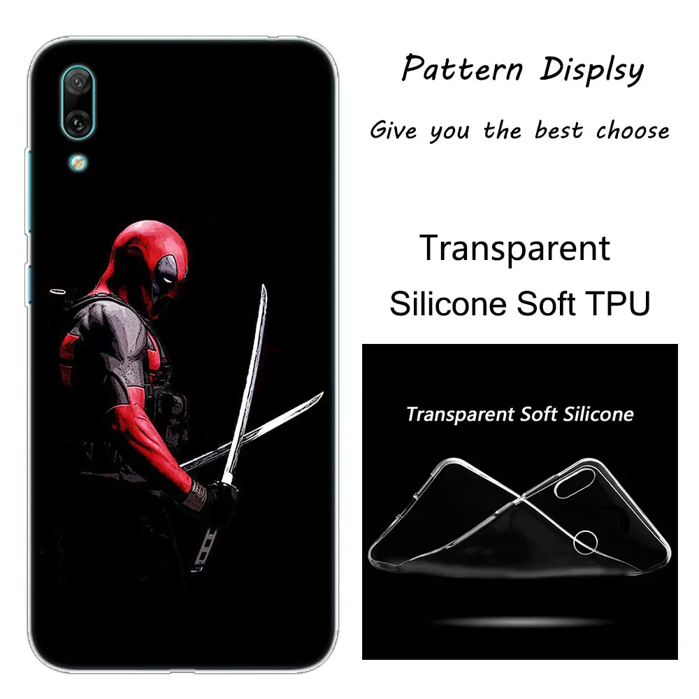 014 Хит, Marvel Hero Deadpool, мягкий силиконовый чехол для телефона, для huawei mate 10 20 Lite Pro Enjoy 9S Y9 Y7 Y6 Y5 Pro, Мода - Цвет: 014
