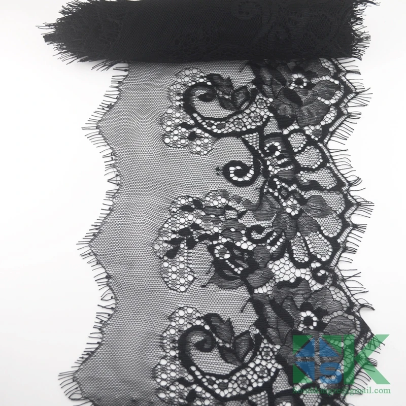 3 м/лот черно-белая сетчатая кружевная лента для шитья одежды тканевая аппликация