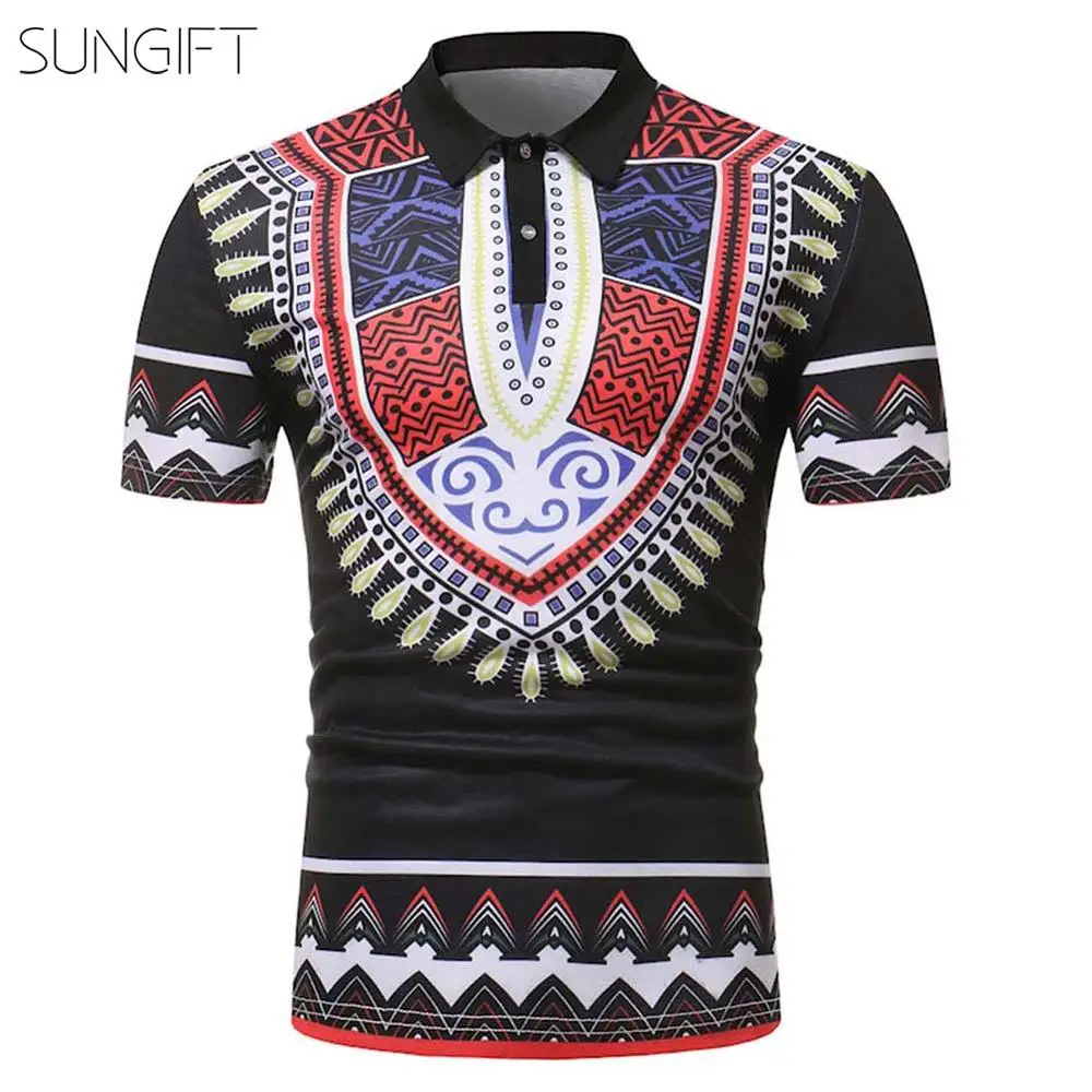 Мужская футболка-поло SUNGIFT черная Повседневная футболка с коротким рукавом и