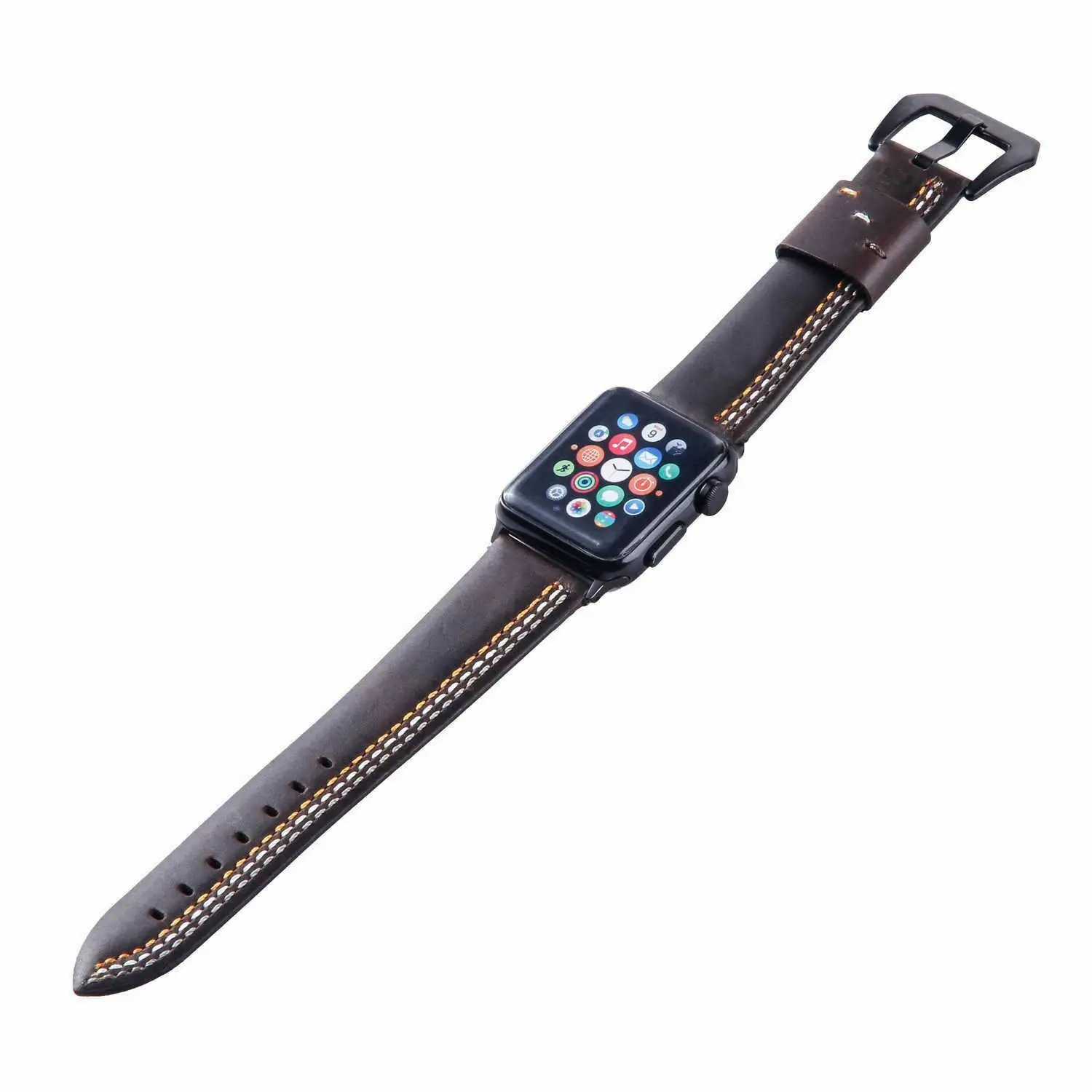 Ремешок из натуральной кожи для Apple Watch Series 4 3 2 1 38 мм 42 40 44 | Наручные часы