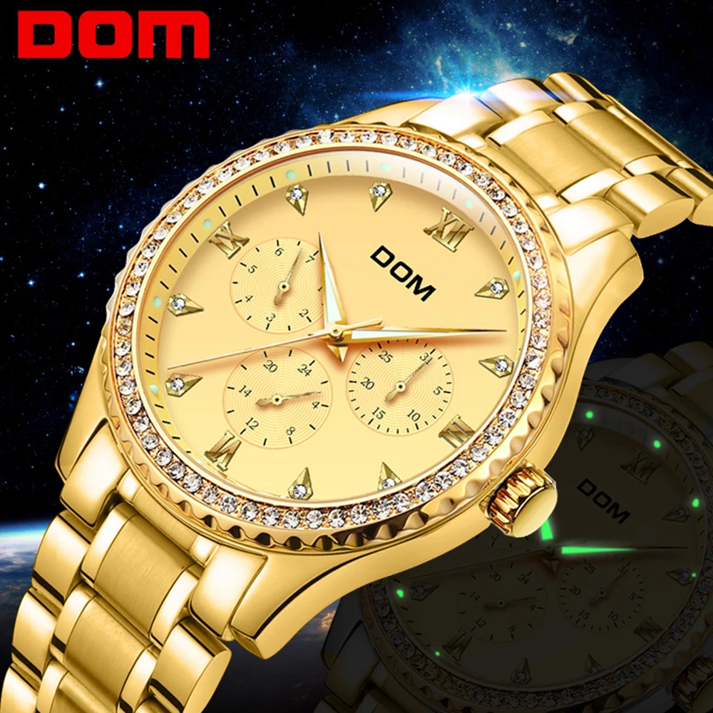 

2018 DOM Watches Men Luxury Brand Quartz Watch Fashion Luminous Waterproof Sport Reloj Hombre Clock Male hour relogio Masculino