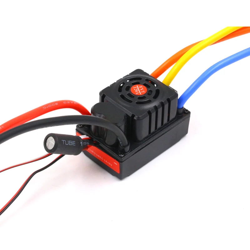 FATJAY FVT 2-6S LiPo Battery 120A водонепроницаемый Сенсорный бесщеточный автомобильный ESC для 1/8 1/10 RC модель автомобиля