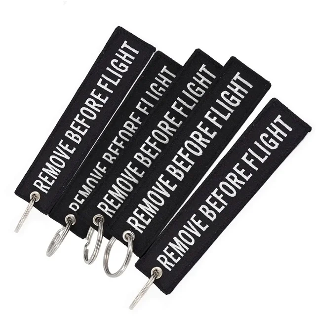 5pc Удалить перед полетом брелки модные брелки брелок для авиационных подарков emboidery настроить брелок sleutelhanger 5 шт./лот - Цвет: 5pc