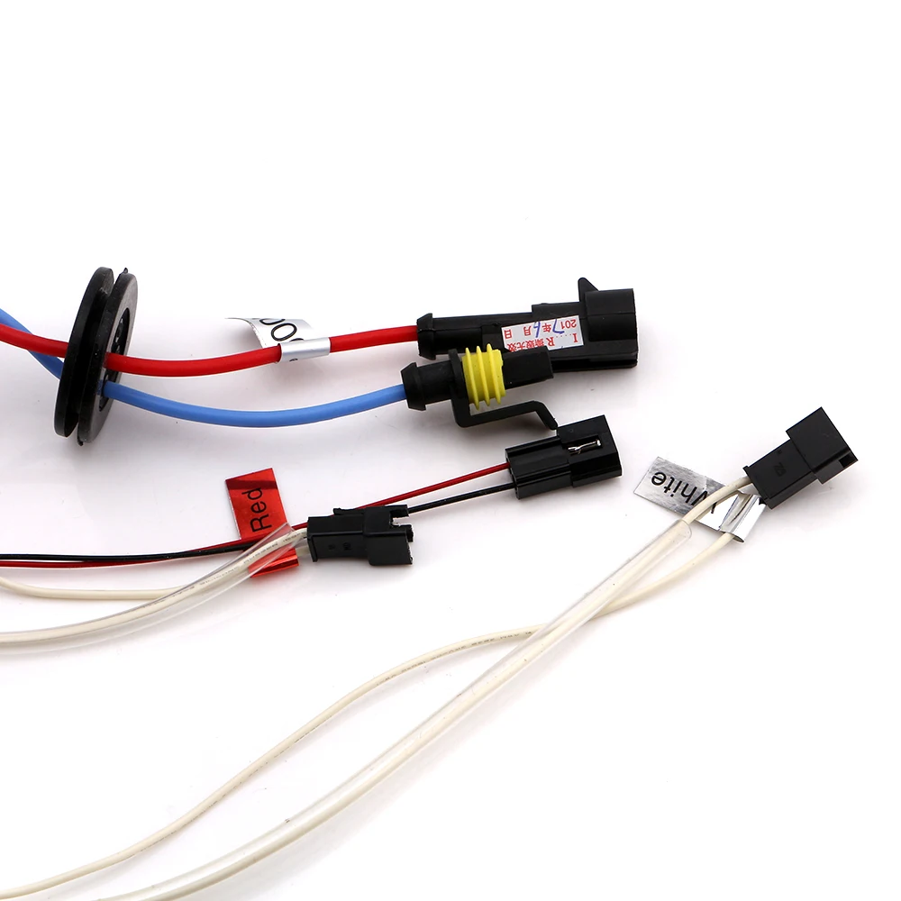 YM E-Bright 1 комплект (2 шт.) Мини 2 5 дюйма HID биксеноновые фары с ангельскими глазами