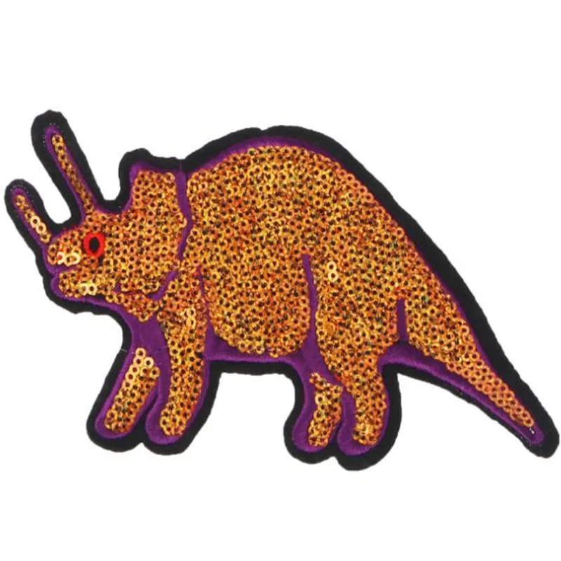 Женская одежда рубашка топ Байкерская нашивка семья динозавров блестки надпись