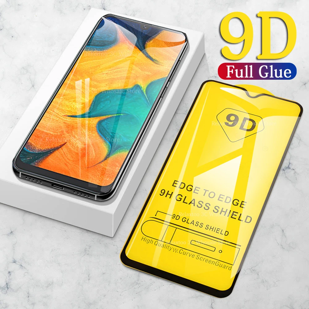 Защитное стекло 9D для Samsung Galaxy A50 A40 A70 A30 2019 закаленное на A 30 40 50 70 изогнутая пленка