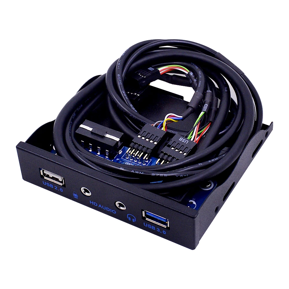 20Pin 4 Порты и разъёмы USB 2 0 3 концентратор спереди флоппи Панель HD Audio 5 мм разъем для