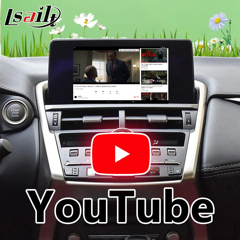Интерфейсная коробка PX6 CarPlay/Android для нового Lexus NX200 NX300 2018 20 с GPS навигацией YouTube Netflix