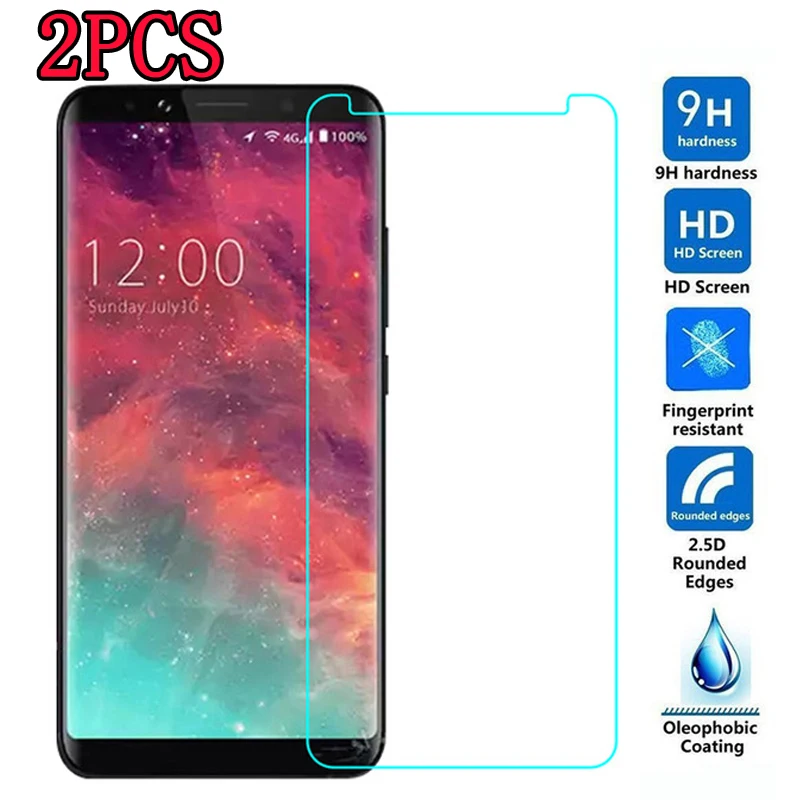 2 шт. закаленное стекло Для DOOGEE X53 защитная пленка 9H защита экрана