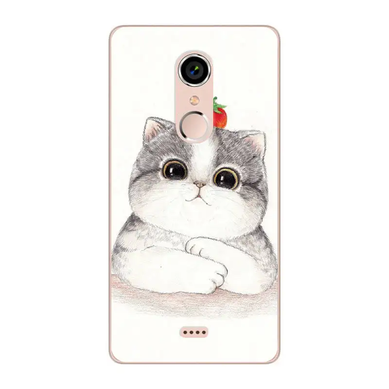 Cute Cartoon Animal Patterned Case For BQ BQS-5050 Strike Selfie Silicone Soft Shell BQS 5050 BQS5050 Phone Back Cover |