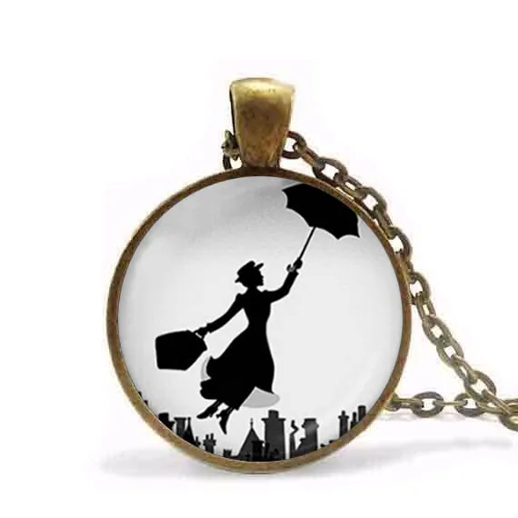 Кулон Mary Poppins в классическом стиле цепочка из фильма ювелирные изделия мужские и