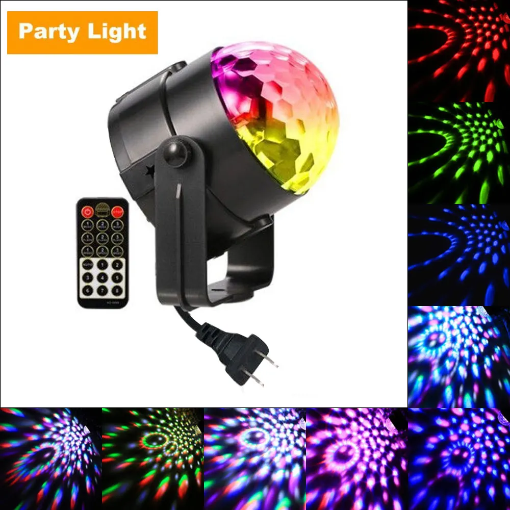 5 Вт RGB светодиодный этап дискотечный шар Dj свет этапа рождественских Вечерние