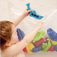 kids baby bath toys tidy storage suction cup bag baby bathroom toys mesh bag organiser net material polyester size 36 37cm m