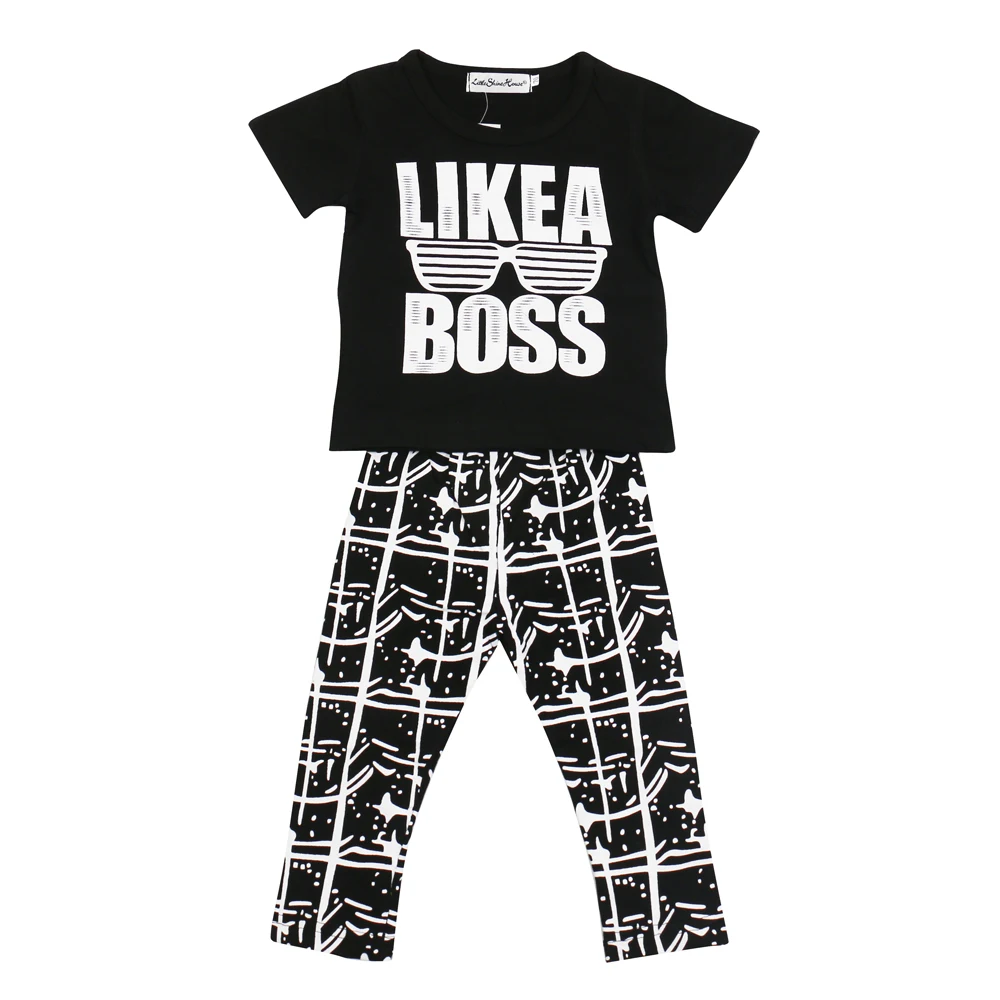 Лето 2020 комплект детской одежды для мальчиков и девочек модный костюм с