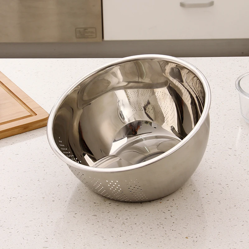 ORZ 304 нержавеющая сталь Промывочное сито для риса дуршлаг-сито фрукты овощи зерна