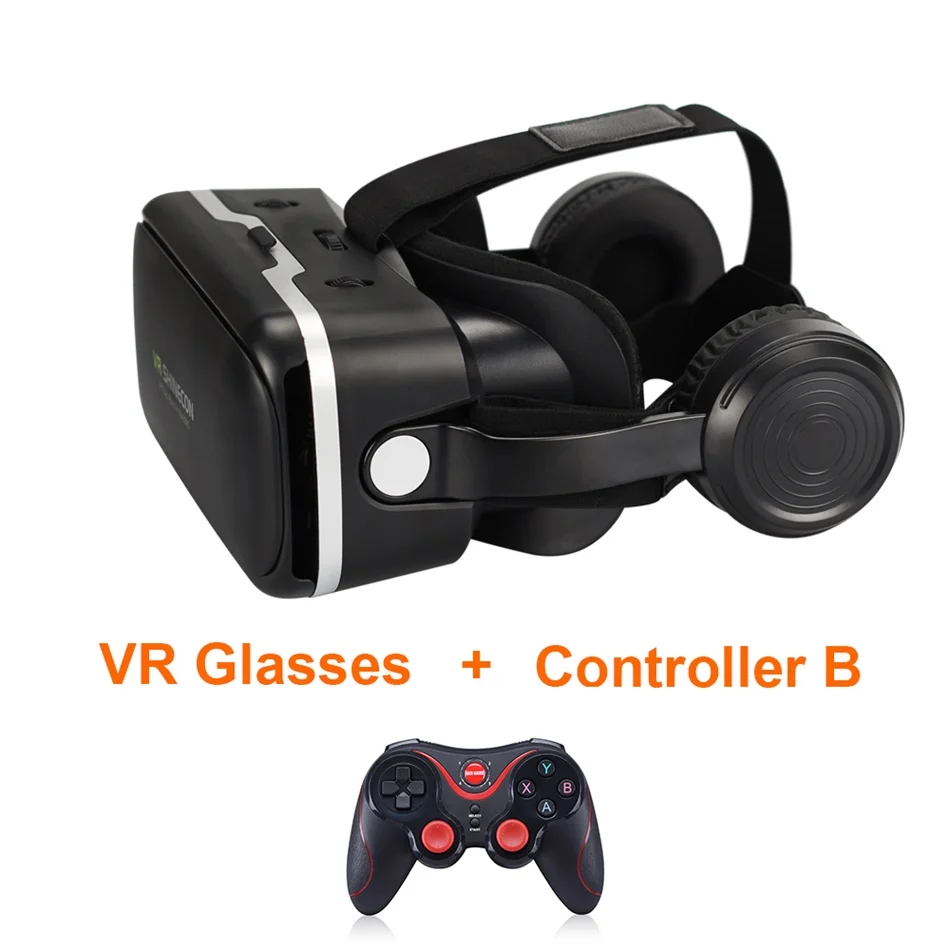 SHINECON-6.0-S5 VR shinecon 6,0 3D очки коробка google картон очки виртуальной реальности VR гарнитура для 4,5-6,0 дюймов ios Android смартфон - Цвет: SHINECON-6.0-S5