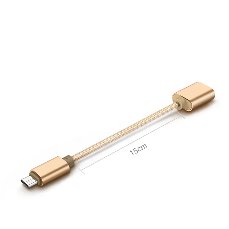 Micro USB 2 0 OTG кабель адаптер микро-usb к муфтовый стыковочный для samsung S7 S6 край S4 S3 LG G4 DJI