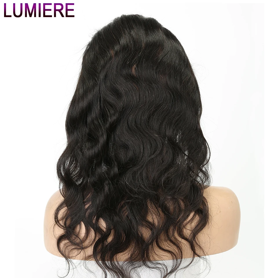 Lumiere волосы перуанские не Remy человеческие 3 пряди с 360 фронтальным естественным