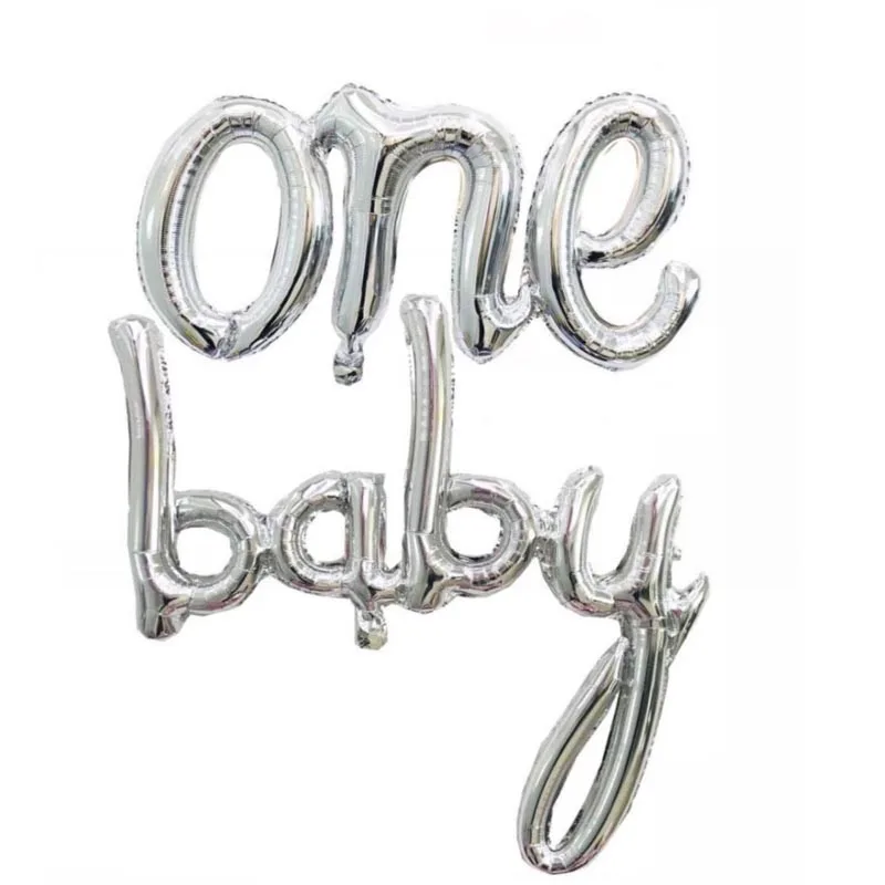 8-Season 1st Birthday Boy baby Girl Decoration Or Letter Foil Balloons One Number Balloon Rose Gold | Дом и сад