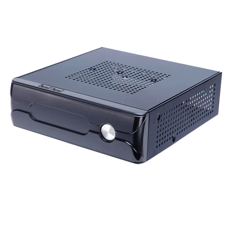 Чехол для ПК Mini itx HTPC черный стальной чехол домашнего кинотеатра материнская