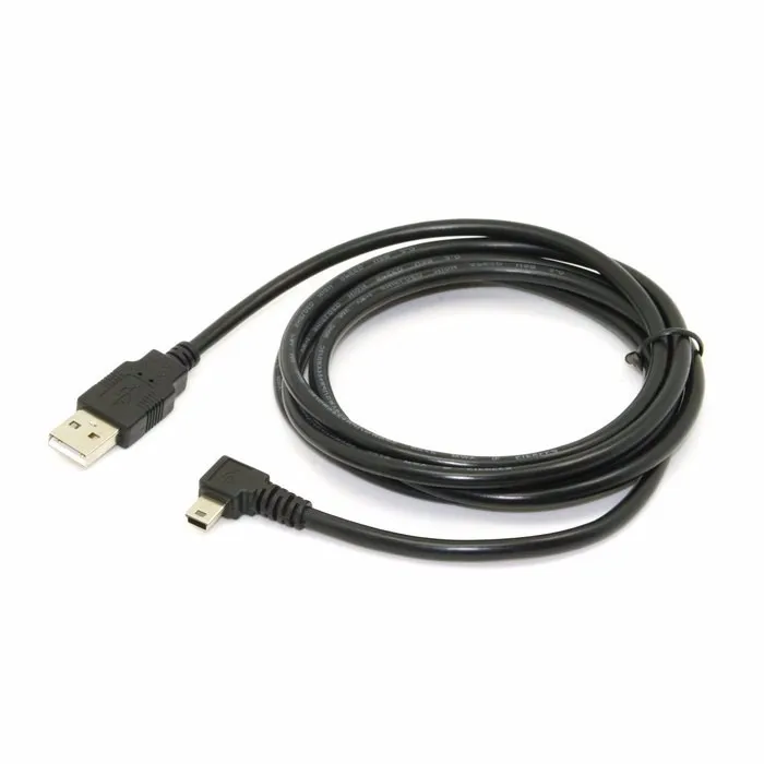 Кабель для передачи данных Mini USB Тип B 5pin папа левый Угловой 90 градусов к 2 0 50 см 180