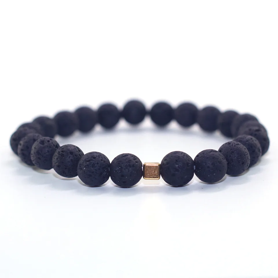 2019 простые Парные браслеты из бисера Энергетический Браслет натурального камня