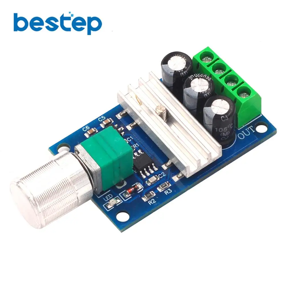 DC 6 V 12 24 28VDC 3A 80 W ШИМ регулятор скорости двигателя Регулятор регулируемой