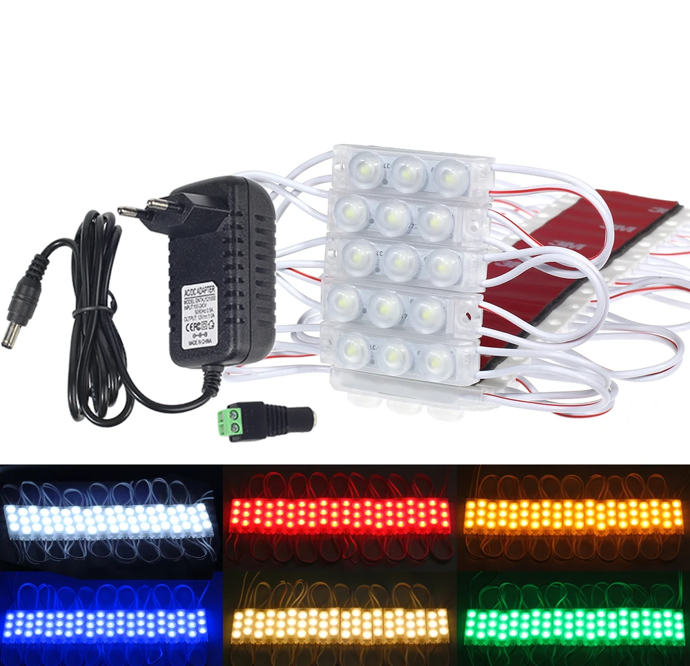 20 шт./лот светодиодный модуль 2835 SMD IP65 Водонепроницаемый Инжекционный объектив