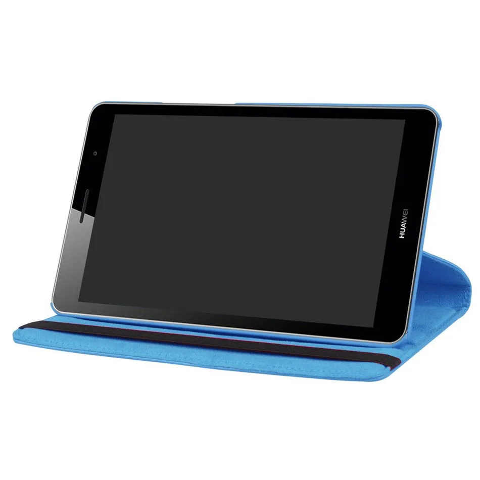 Вращающийся на 360 из искусственной кожи чехол для huawei MediaPad T3 8,0 Honor Play Pad 2 KOB-L09 KOB-W09 чехол для планшета+ Бесплатный OTG+ пленка+ ручка
