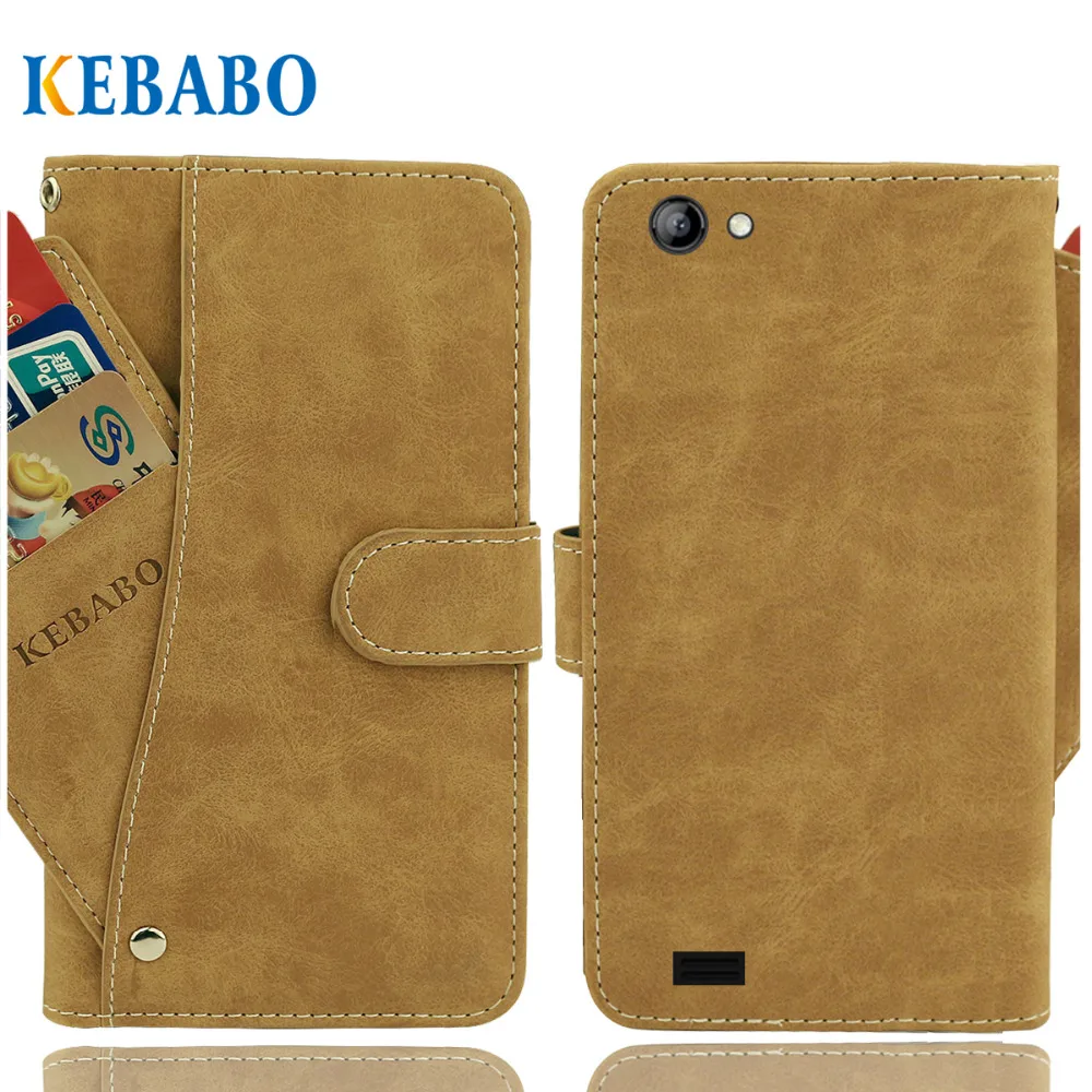 

Чехол-книжка Vertex Impress Life, кожаный, с 3 отделениями для карт